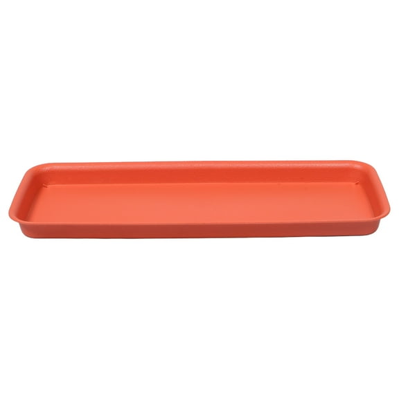 FRCOLOR Rectangular Plant Tray Plastic Flowerpot Base Water Catcher Tray Prevents Water Leakage Easy to Clean for Indoor and Outdoor