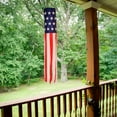thumbnail image 3 of In the Breeze 4114 — 40-inch Stars and Stripes Printed Star Windsock — Vibrant Patriotic Outdoor Hanging Decor, 3 of 5