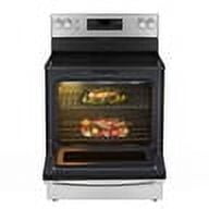 GE® 30” 5.0 Cu ft. 240 Volts Freestanding Electric Range in Stainless Steel with Griddle JCBS630SVSS