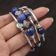 thumbnail image 2 of Pulsera envolvente Pulsera con cuentas bohemias Pulsera colgante apilable elástica multicolor turquesa para mujer oso de fresa  Hogar, 2 of 4