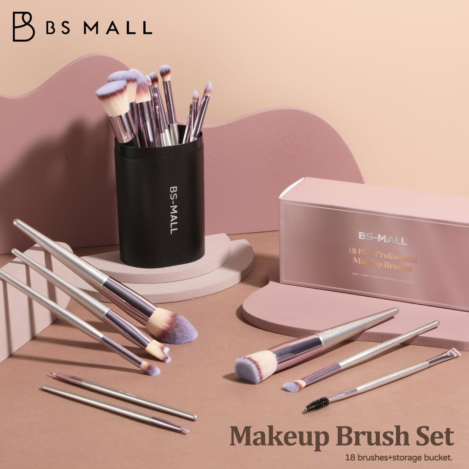 BS-Mall Premium Synthetic Makeup Brushes, Foundation Powder