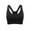 Black, variant on Women's Racerback Sports Non- Bras Adjustable Straps Wireless High Support Workout Yoga Running Athletic Camisole Purple XL