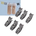 thumbnail image 1 of Clips De Bocadillos De 6 Piezas, Clips De Bolsas Con De Tiras Antideslizantes, Clip De Bocadillos Para Papas Fritas Y Otras Bolsas De Comida, 1 of 7