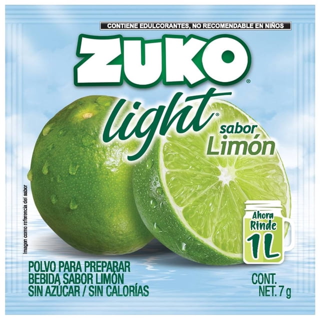 Polvo para preparar bebida Zuko light sanbor limón 7 g