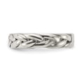 thumbnail image 5 of Sterling Silver Polished and Antiqued Set of 2 Toe Rings, 5 of 6