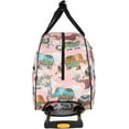 thumbnail image 2 of Lucas Designer Carry On Luggage Collection - Lightweight Pattern 22 Inch Duffel Bag- Weekender Overnight Business Travel Suitcase with 2- Rolling Spinner Wheels (SEA FORM) (PINK), 2 of 5