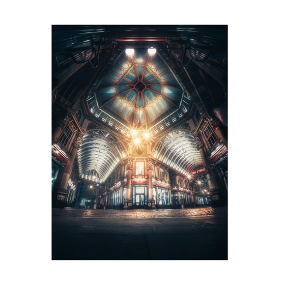 Trademark Fine Art David George  Late hour Canvas Wall Art