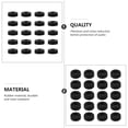 thumbnail image 4 of OULII 20Pcs Subwoofer Rubber Feet Speaker Pad Black Rubber for Instrument Stability, 4 of 8