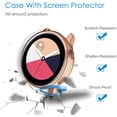 thumbnail image 3 of 3 Pack - Fintie for Galaxy Watch Active 40mm case, Soft TPU Screen Protector Slim Bumper Shell Cover for Smartwatch, 3 of 6