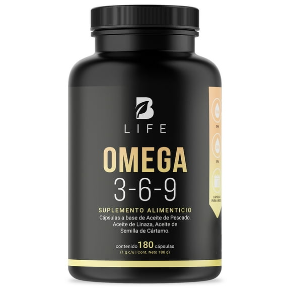 Omega 3 6 9 180 Cápsulas B Life