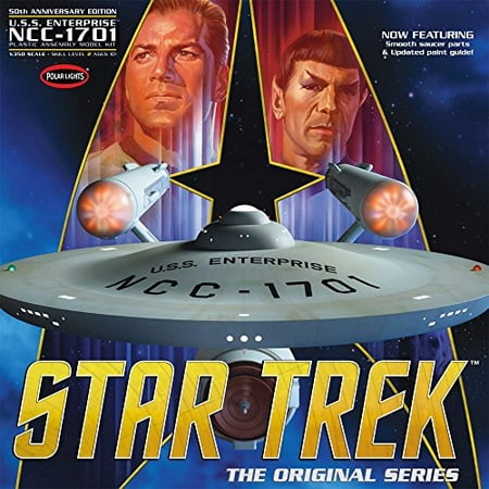1/350 Star Trek The Original Series Enterprise NCC-1701 50th Anniversary Edition Model (Best Star Trek Model Kits)