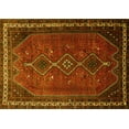 thumbnail image 1 of Ahgly Company Machine Washable Indoor Rectangle Persian Yellow Traditional Area Rugs, 5' x 7', 1 of 4