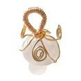 thumbnail image 1 of Collar con colgante de piedra amatista y mini traje de hongo. Piedra semipreciosa de cristal en forma de hongo., 1 of 6