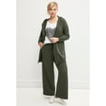 thumbnail image 3 of Ellos Plus Size Wide Leg French Terry Sweatpant, 3 of 3