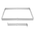 thumbnail image 5 of Extendable Rectangular Cake Ring 1 Set Stainless Steel Mousse Cake Mold Perfect for Baking and Decorating, 5 of 7