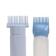 thumbnail image 5 of Botella aplicadora de Peine de 2 botellas de aplicador de Peine cepillos de botella de tinte para el cabello recargables vacíos con aplicadores de aceite de cabello de esc Azul Fernando Peine de tinte para el cabello, 5 of 7