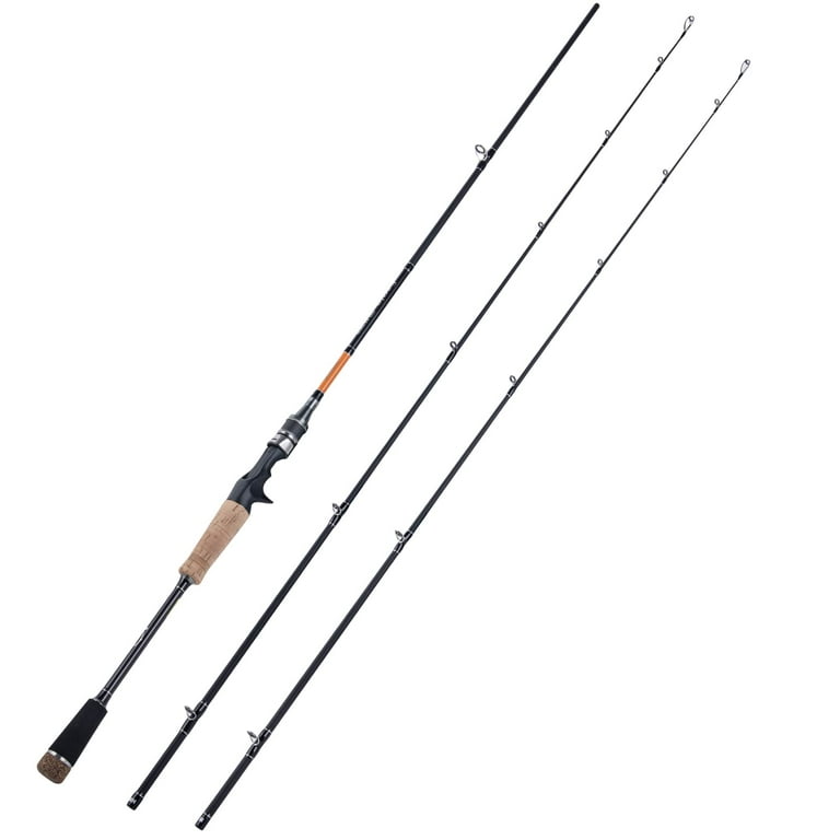 Goture Fishing Rod - 24T Carbon Sensitive Casting & Spinning Rod with  Twin-Tip, Medium and Medium Heavy Baitcaster Rod Bass Fishing Pole for  Saltwater & Freshwater , 2pcs 