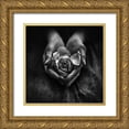 thumbnail image 1 of Nima.Zadshir 15x15 Gold Ornate Wood Framed with Double Matting Museum Art Print Titled - Caring hands, 1 of 4