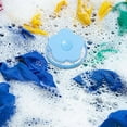 thumbnail image 3 of Biplut Round/Flower Shape Washing Machine Hair Removal Laundry Ball Floating Filter Bag (Round Blue), 3 of 13
