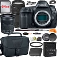 thumbnail image 1 of Canon EOS 5D Mark IV DSLR Camera with 24-105mm + 75-300mm Lens + 64GB Card + Case + ZeeTech Accessory Bundle, 1 of 8