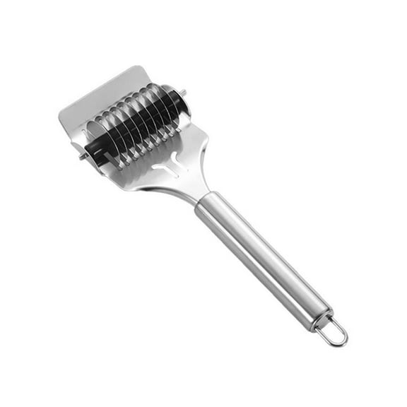 SharkTRUE Dough Cutter Tool,Veggie Noodles Noodle Slicer,Hand Press Noodle Maker,Stainless Hand Noodle Slicer,Nood Steel Cutter,Potato