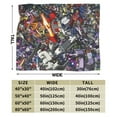 thumbnail image 2 of Transformers Blanket, Super Soft Throw Blanket, Cozy Flannel Blankets For Boys Girls, Warm Blankets For Couch Sofa Bed, 40"X30", 2 of 9