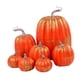 thumbnail image 1 of 7 calabazas artificiales, calabazas falsas, decoración apilable, calabazas decorativas para de otoño, suministros para fiestas temáticas de Naranja dorado, 1 of 8