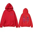 thumbnail image 3 of Chandail à Capuchon à Fermeture Éclair Imprimé Araignée Rapper Metro Boomin Heroes & Villains pour Hommes, Veste Décontractée Gothique à Fermeture Éclair, Tendance Hip Hop Cool pour Hommes, 3 of 5