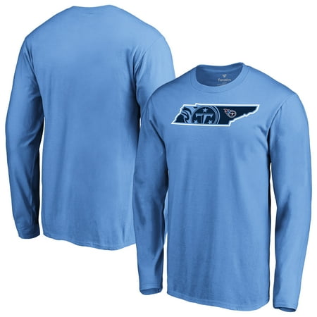 - Tennessee Titans NFL Pro Line by Fanatics Branded Iconic State Pride Long Sleeve T-Shirt - Light Blue