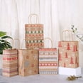 thumbnail image 2 of EIMELI Packing Bag Packing Bag Christmas Stand-up Snowflake Santa Claus Gift Bag for Christmas, 2 of 6