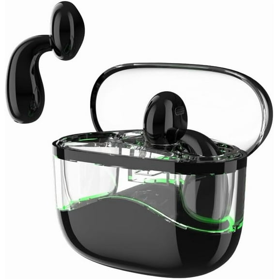 NOO Q29 Language Translation Headphones Wireless Earbuds Bluetooth 5.4 in Ear Buds Light-Weight Headphones,Deep Bass Sound,Built-in Mics Headset,Clear Calls Earphones for Sports Workout (Black)