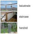 thumbnail image 3 of Glass Clamp, 8 Pack Stainless Steel Square Clamp 6-8mm Glass Clip Clamp Bracket Flat Back, 3 of 4
