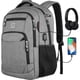 thumbnail image 1 of Mochilas para portátil con puerto de carga USB para hombre y mujer para el trabajo, escuela, universidad, mochila escolar para niños, adolescentes con compartimento para portátil y bolsa antirrobo,, 1 of 5