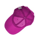 thumbnail image 2 of Wholesale 12-Pack Plain Baseball Cap Adjustable Solid Blank Curved Sun Visor Ball Hat Hot Pink, 2 of 6