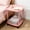 Pink, variant on Qonioi Mobile Side Table with Wheels, Narrow Plastic Storage Cart with Locking Casters, Rolling Organizer Shelf for Bedroom Couch Bedside