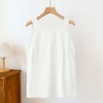 thumbnail image 4 of Posijego Womens Cotton Tank Tops with Bra Pads Sleeveless Shirts Basic Summer Tank Tee for Women, 4 of 6