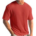 thumbnail image 1 of JUNWELL T-Shirts pour Hommes Grande Taille Manches Courtes T-Shirts Col Rond Classiques Été Hauts pour Hommes, 1 of 5