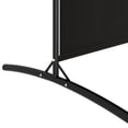 thumbnail image 7 of Tomshoo 2-Panel Room Divider Black 68.9"x70.9" Fabric, 7 of 7