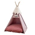thumbnail image 3 of FITYLE Pet Teepee Cat Tent Soft Universal Portable Washable for Kitten Kitty Indoor Outdoor Puppy Small Animal Pink, 3 of 9