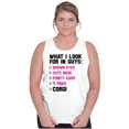 thumbnail image 3 of What I Look For In Guys Corgi Lover Womens Plus Size Graphic Tank Top Brisco Brands 3X, 3 of 5