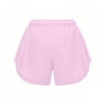 thumbnail image 5 of Axiiglly Plus Size Womens Shorts Casual Loose Athletic Shorts Solid Color Summer Outdoor Hiking Holiday Shorts S-3XL, 5 of 9