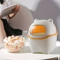 thumbnail image 1 of Ganfancp Sobremesa Pequeño Cubo de Basura Alto Valor Lindo Anillo de Presión Sin Tapa Mesa de Cocina Dormitorio Almacenamiento Grande Antideslizante Fondo Aumentado Ofertas de La Semana 1* Papelera, 1 of 6