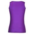 thumbnail image 6 of safuny Women's Loose Tank Tops Solid Sequined Retro Cami Tops Sleeveless V Neck Vest Elegant Casual Fit Beach Blouses Fashion Summer Purple XXL, 6 of 9