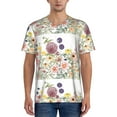 thumbnail image 4 of Haiem Hip Hop Hipster Baseball Jersey Button Down Shirts Sports Uniforms Men Women Jersey(Autumn Garden,XX-Large), 4 of 9