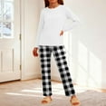 thumbnail image 1 of Conjuntos de blusas y camisas de cuello redondo y manga larga para niños y niñas, moda con rayas bonitas, pantalones suaves de manga larga, traje para niña, pantalones superiores, 1 of 6