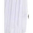 thumbnail image 7 of Aislor Womens Ancient Greek Dress Asymmetrical Hem Sling Stage Performance Costume White XXL, 7 of 7