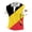 Black, variant on Belgium Flag Print Family Matching T-shirt Set In Short Sleeve Patriotic Soccer Jersey Breathable Collared Football Fans Tee Tops