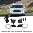 thumbnail image 4 of Fog Lights, Shockproof Fog Lamp Frame Clear Visibility  for Highlander XU40, 4 of 8