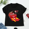 thumbnail image 3 of Ropa de verano con estampado de Rayo McQueen de Disney Car Pixar para niñas y bebés, camisetas de algodón para niños, camisetas de manga corta para niños, 3 of 5
