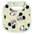thumbnail image 3 of Disney Mickey Mouse & Friends Baby Boys' Bodysuit Pants and Bib Set Seafoam Green, 3 of 9